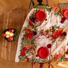 Load image into Gallery viewer, Garland Glee Christmas Tablecloth
