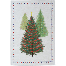 Load image into Gallery viewer, Fairy Trees Christmas Tea Towel
